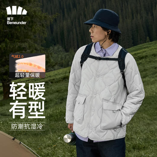 【蕉下精选】蕉下男士气绒服CL18823冬季外套气绒内胆宽松棉服防风防雨大衣 商品图8