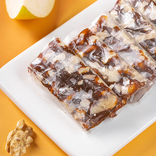 【藏梨膏核桃软糖】精选优良金川雪梨 搭配仁大油厚的理县卡子核桃 微甜不腻 真材实料 一口软糖满口核桃 218g/袋 3种规格任选 商品图5