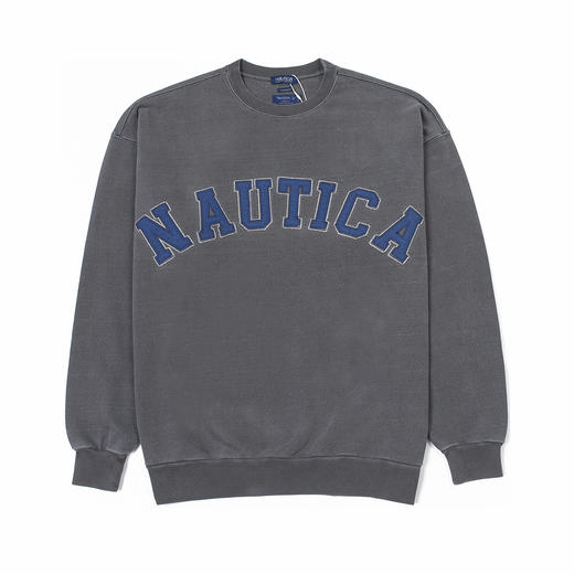 帆船 秋冬简约 400克重 水洗休闲宽松圆领卫衣男女款 NT-2678 商品图8