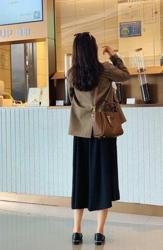 【百图lulu好物】【中跟乐福鞋】【偏小一个码 】 粗跟 软底 超纤软皮 中跟乐福鞋 商品图11