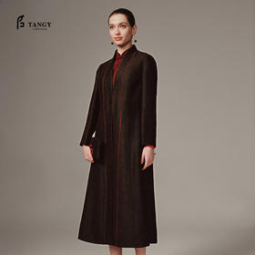 TANGY Collection天意高端2023秋季新品商场同款女士茛绸外套