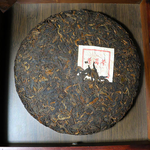 吉顺号普洱茶2023年冰岛熟茶饼357克熟茶饼 商品图1