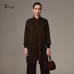 TANGY Collection天意高端2023秋季新品商场同款女士茛绸外套