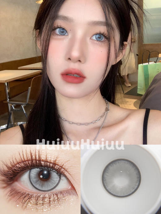 【中直径】Sugarplum--芝加哥灰-14.2mm 【年抛 0-1000度 无525/575】 商品图0