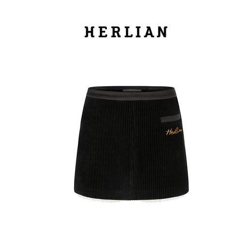 HL2CAWJA1016 法式蕾丝领金扣灯芯绒外套 商品图1