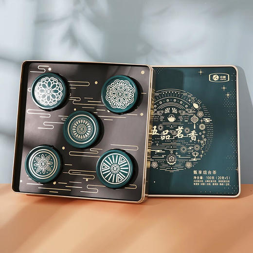 【中粮中茶】伍品茗香灌装茶组合120g 商品图2