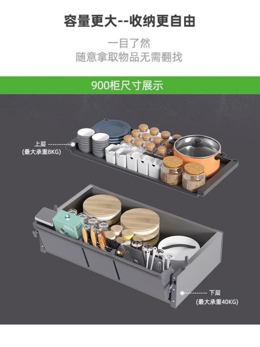 美寸空间收纳倾斜抽轻松抽(国产自主专利产品，日系进口平替) 商品图8