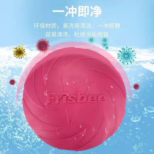 TPR狗狗飞盘宠物互动玩具飞盘浮水训犬练狗玩具15cm/个 商品图2
