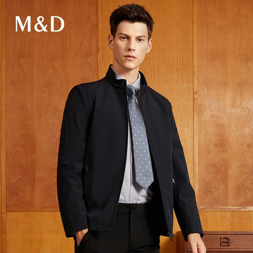 【三防面料】MD名盾男士翻领夹克秋冬中青年商务行政风外套91566 商品图1