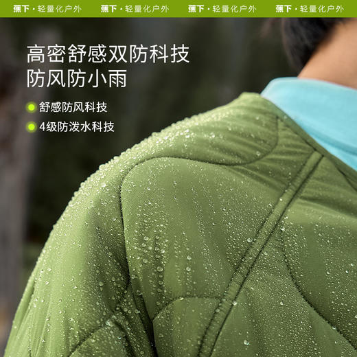 【蕉下精选】蕉下男士气绒服CL18823冬季外套气绒内胆宽松棉服防风防雨大衣 商品图4