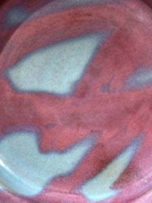 紫斑天青釉钧窑折沿盘，顺丰包邮 商品图5