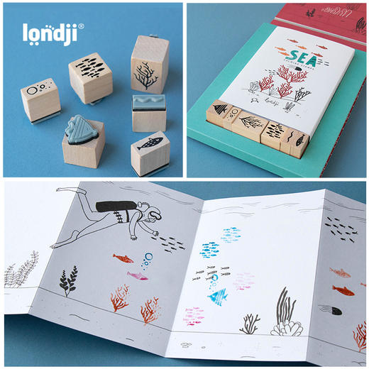西班牙 Londji 村庄主题 创意印章 推荐年龄5岁 AC013U 商品图5
