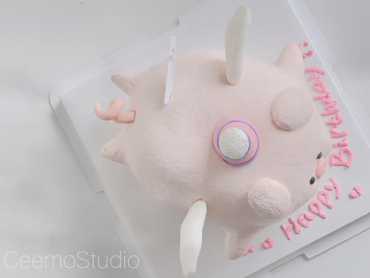 飞天许愿猪 3d立体蛋糕 商品图3