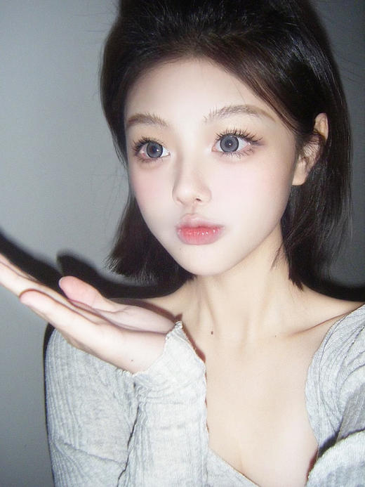 【月抛大直径】Rolalens--布朗灰--14.5mm-【月抛 0-800度 无525/575】 商品图5