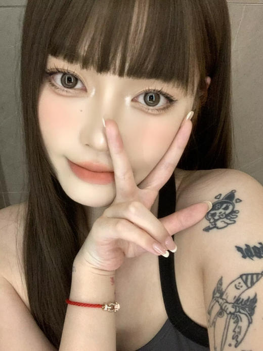 【中直径】HANCON-微笑弹珠黑--14.2mm【半年抛 0-800度 无525/575】 商品图1