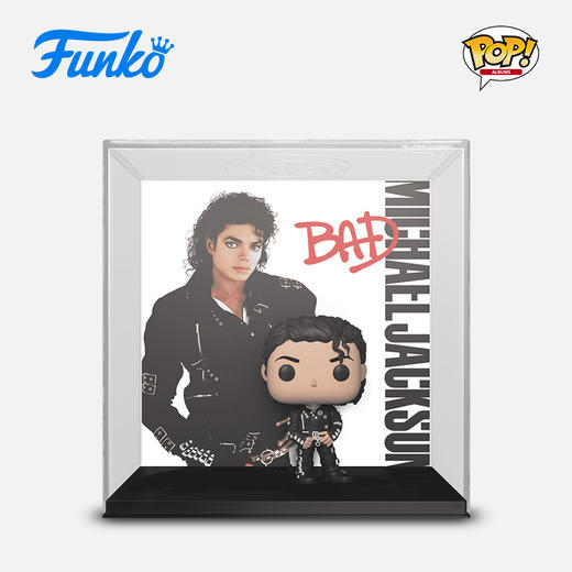 Funko POP!  Albums Michael Jackson Bad专辑明星迈克尔 · 杰克逊专辑cd手办摆件 70599 商品图0