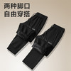 【新款DK】大依优型大码加绒直口束口休闲裤松紧腰加肥加大宽松舒适运动裤男装裤子长裤 商品缩略图3