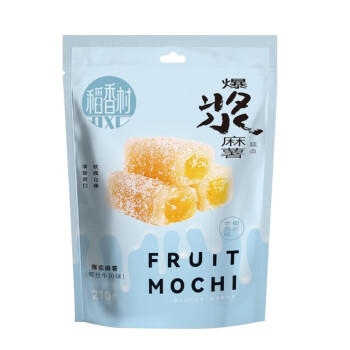 稻香村（DXC）糕点点心 休闲零食 中华老字号 爆浆麻薯210g（椰丝牛奶味） 商品图1