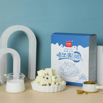 哈老鼎丰葡萄干味冰糕哈尔滨风味 舀着吃的 冷饮雪糕冰淇淋900g（450g*2） 商品图3