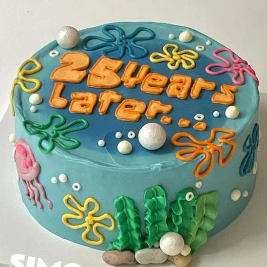 10寸手绘蛋糕 商品图0