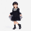 套装女童连衣裙子时尚小香风长袖秋装新款简约甜美网纱安奈儿童装TG333015 商品缩略图4
