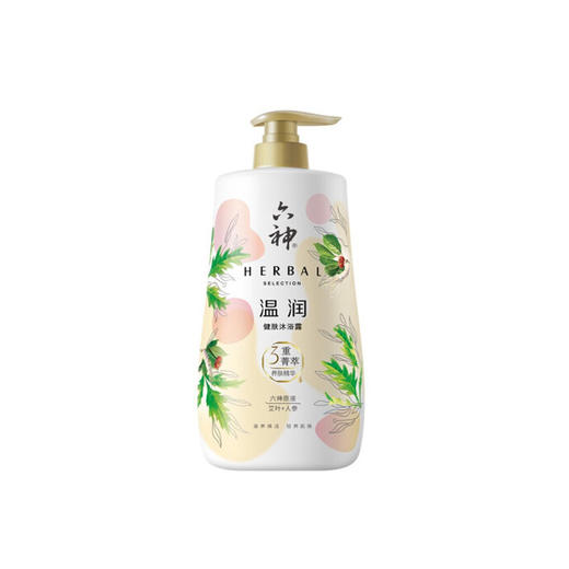 【品牌直发】六神菁萃沐浴露乳1L女男士后背清痘温润滢亮保湿滋润持久留香批发 商品图4