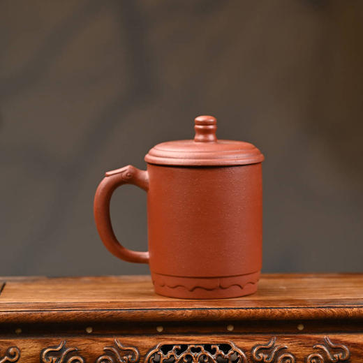 【3折清仓，仅两个】宜兴智慧-百福紫砂杯个人专用茶杯手工大容量带盖家用泡茶 商品图1