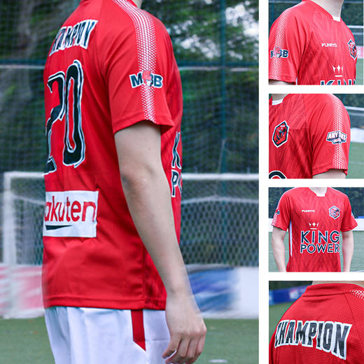 FUNRY蜂锐运动足球训练服暴汗不贴身健身跑步短袖球衣 商品图1