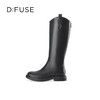 Dfuse迪芙斯2023冬季新款圆头骑士靴弹力瘦瘦长筒高靴DF34117163 商品缩略图3