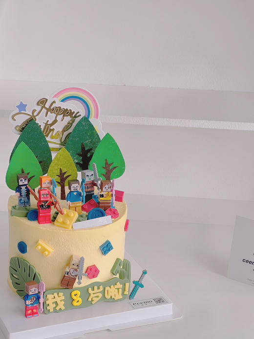 我的世界 场景蛋糕 商品图0