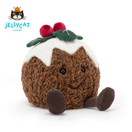 Jellycat 趣味圣诞布丁 17cm 商品图1