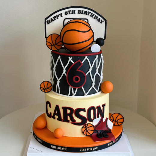 篮球 | 半翻糖奶油蛋糕 商品图0