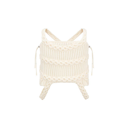 爱心绞花短裙——NAN KNITS秋冬新品 商品图1