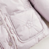【马克珍妮 芦芙】秋冬新款 女童甜美花朵绗缝轻薄羽绒服232025 商品缩略图4