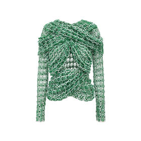 浮线孔眼上衣——NAN KNITS秋冬新品