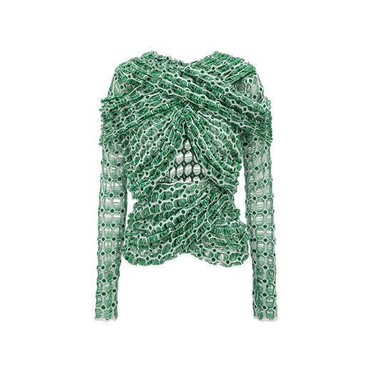 浮线孔眼上衣——NAN KNITS秋冬新品 商品图0