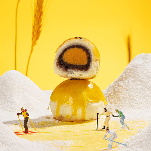 轩妈经典款红豆蛋黄酥6枚装 330g 保质期35天 商品图5