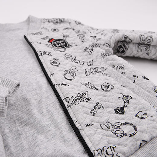 棉果果春秋季男童空气层挂里印花外套 M312100619509 商品图1