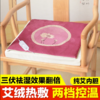 棉麻款艾绒加热坐垫【艾灸坐垫椅子 家用 坐灸仪器宫寒妇科臀部全身加热】 商品缩略图0