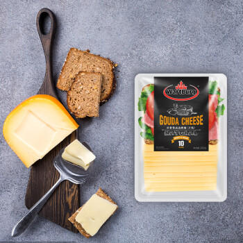 沃特堡（wartburg）荷兰进口 奶酪片 天然原制 芝士片 200g 冷藏 早餐 三明治 零食 商品图5