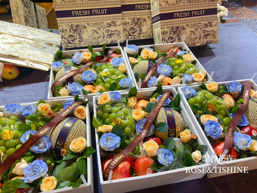 【鲜花水果礼盒】精品高端A款，配手提礼袋 商品图5