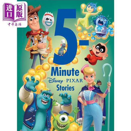 【中商原版】Disney 5 Minute Stories 迪士尼5分钟故事集系列3册套装 皮克斯Pixar冰雪奇缘Frozen复仇者联盟Avengers英文原版 商品图1
