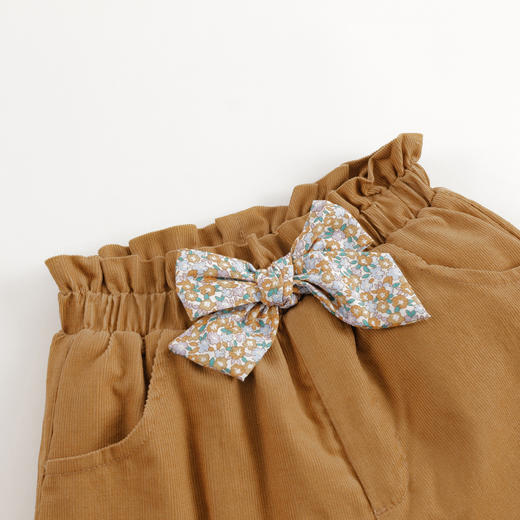 【马克珍妮 芦芙】秋冬装 纯棉灯芯绒夹棉萝卜裤 231996 商品图3