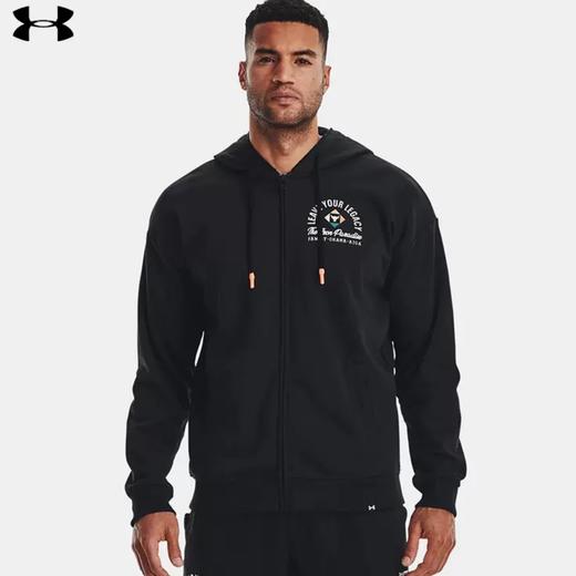 【L码，如无货将做退款】安德玛UA男装强森棉织运动针织夹克外套1377436-001 商品图1