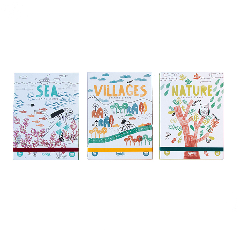 西班牙 Londji 自然/海底/村庄创意印章 适合年龄5岁+