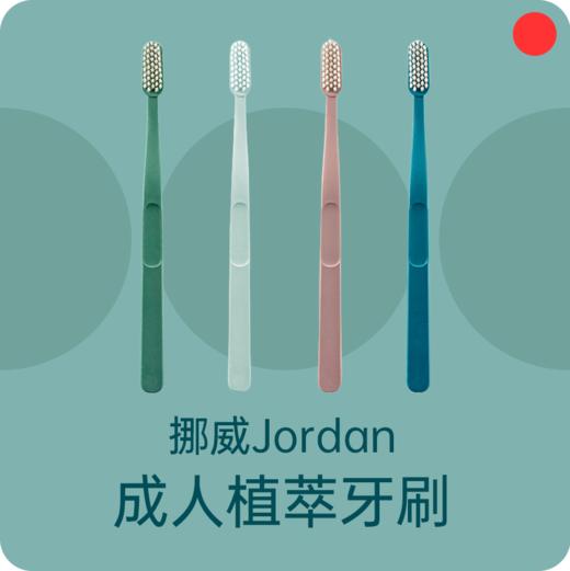 成人植萃牙刷/挪威Jordan/净柔中等硬度刷毛/0.01mm超细柔刷毛/四支装【品牌方河北发货】 商品图0