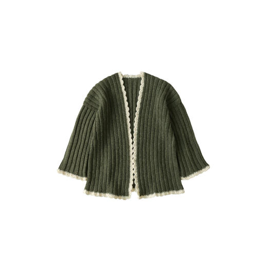 苏苏姐家抹茶复古毛衣手工编织衣服外套自制材料包 商品图3