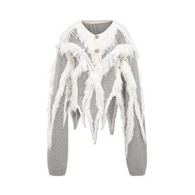 几何毛感短外套——NAN KNITS秋冬新品