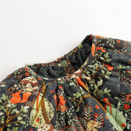 【马克珍妮 芦芙】秋冬装 森林奇遇记夹棉圆领衬衫 231601 商品图2