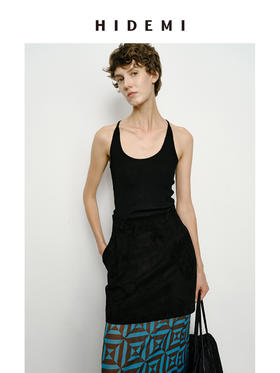 HIDEMI 澳洲美利奴羊毛针织背心打底上衣